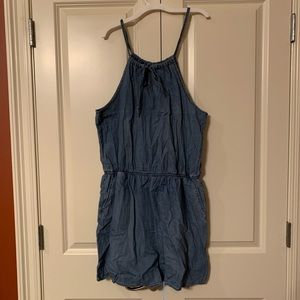 Denim romper